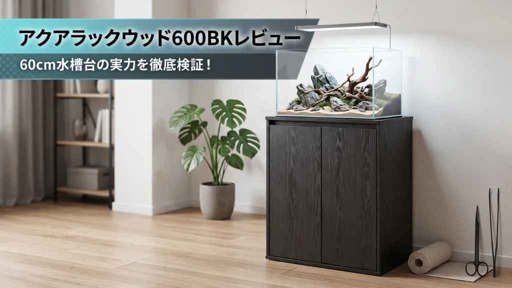 アクアラックウッド600BKレビュー！メリットとデメリットを解説