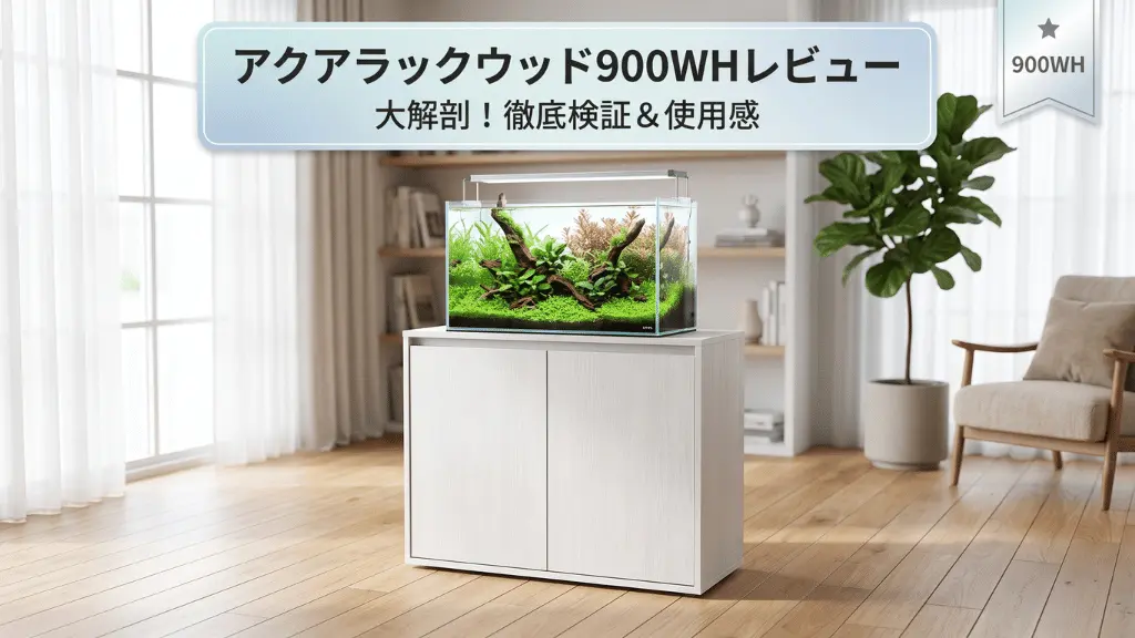 アクアラックウッド900WHレビュー！メリットとデメリットを解説