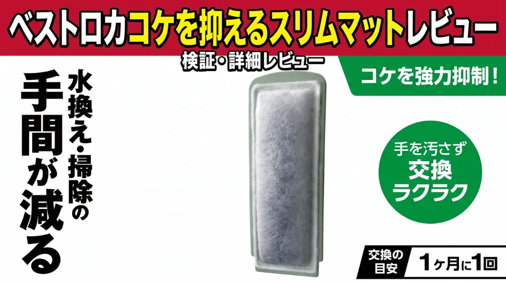 ベストロカコケを抑えるスリムマットレビュー！メリットとデメリットを解説