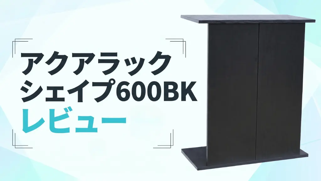 アクアラックシェイプ600BKレビュー！メリットとデメリットを解説