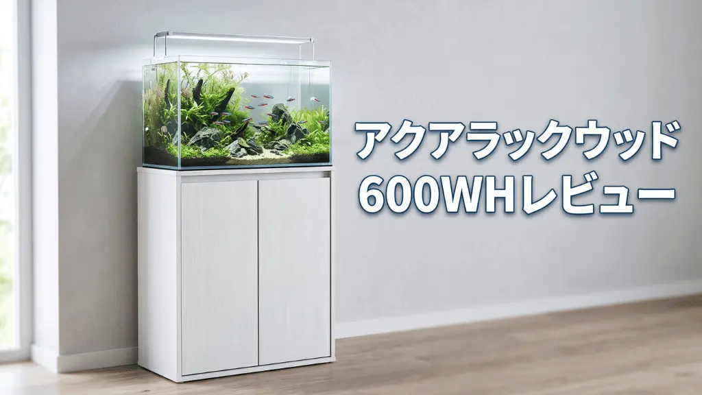 アクアラックウッド600WHレビュー！メリットとデメリットを解説