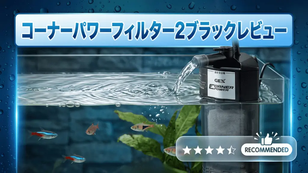 コーナーパワーフィルター2ブラックレビュー！メリットとデメリットを解説