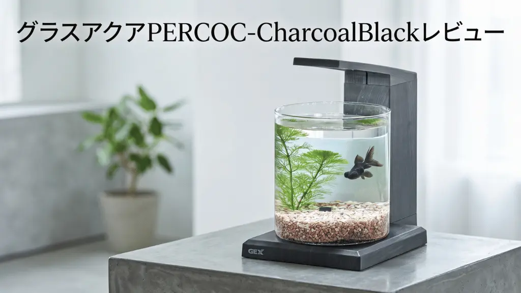 グラスアクアPERCOC-CharcoalBlackレビュー！メリットとデメリットを解説