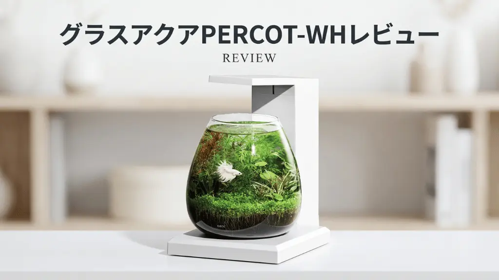 グラスアクアPERCOT-WHレビュー！メリットとデメリットを解説