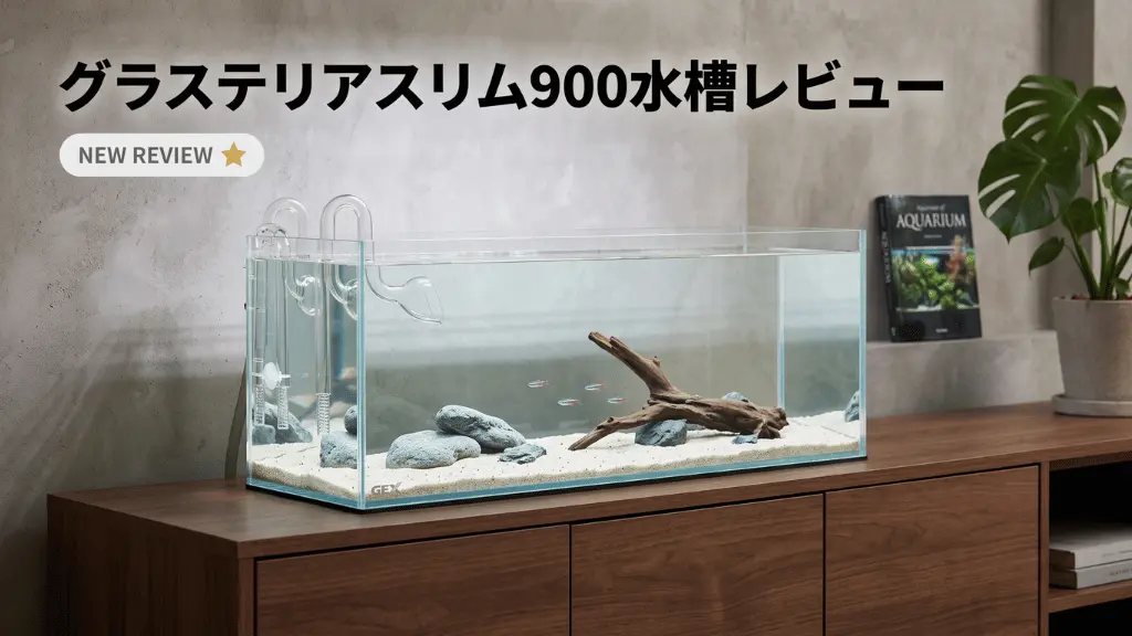 グラステリアスリム900水槽レビュー！メリットとデメリットを解説
