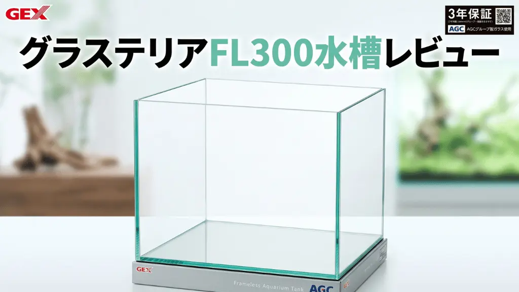 グラステリアFL300水槽レビュー！メリットとデメリットを解説