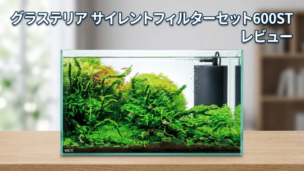 グラステリアサイレントフィルターセット600STレビュー！メリットとデメリットを解説