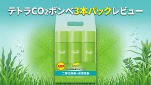 テトラCO2ボンベ3本パックレビュー！メリットとデメリットを解説