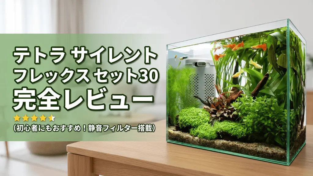 テトラサイレントフレックスセット30レビュー!メリットとデメリットを解説