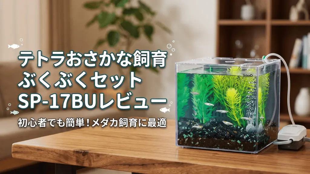 テトラおさかな飼育ぶくぶくセットSP-17BUレビュー!メリットとデメリットを解説