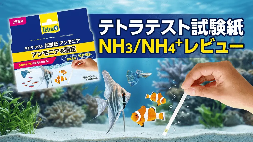 テトラテスト試験紙NH3/NH4+(アンモニア)レビュー！メリットとデメリットを解説