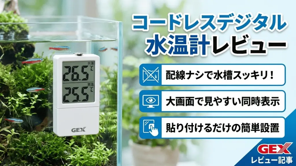 コードレスデジタル水温計レビュー！メリットとデメリットを解説