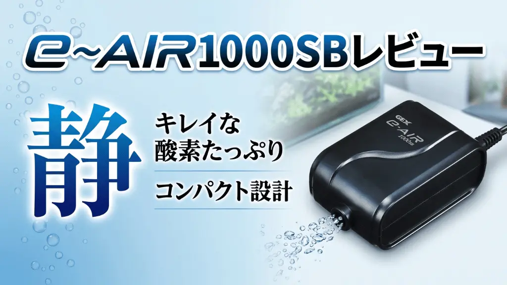 e～AIR1000SBレビュー！メリットとデメリットを解説
