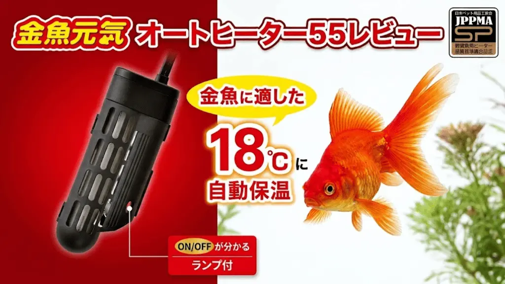 金魚元気オートヒーター55レビュー！メリットとデメリットを解説